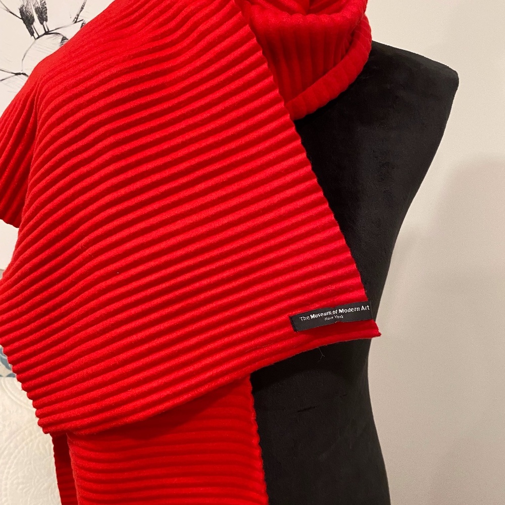 Museum of Modern Art Red Scarf